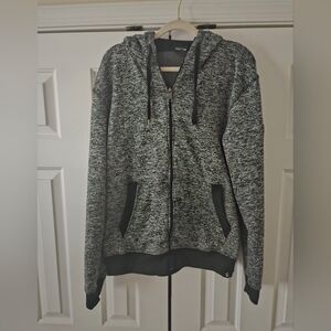 Southpole Authentic Collection Gray Black Full Zip Hoodie Men’s XXL Hooded